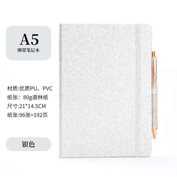Wholesale Glitter Strap A6 Notebook Colorful Cover Creative Trends