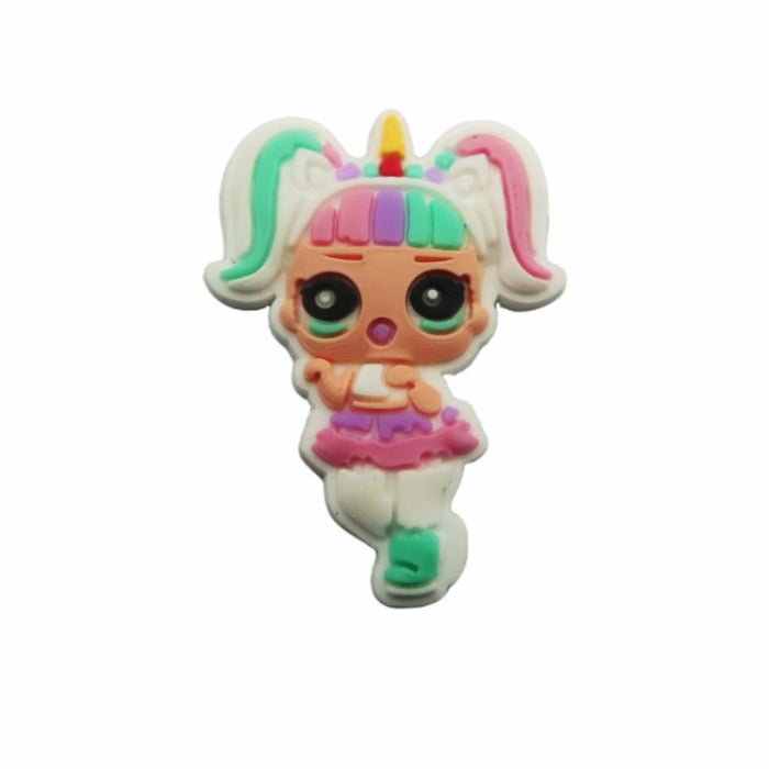 Wholesale 100pcs Anime Character Shoes Flower Shoes Buckle Hole Shoes Garden Shoes Accessories Buckle Decoration Buckle