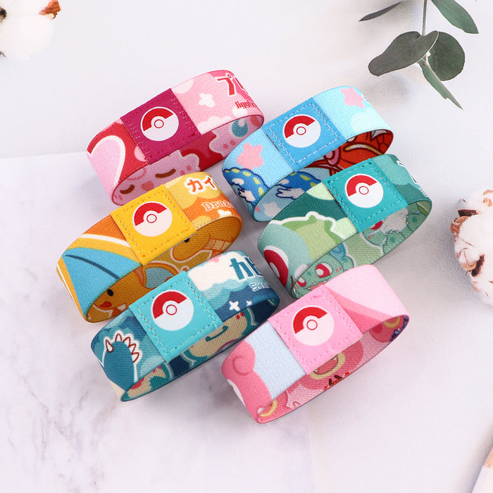 Wholesale 10pcs Pet Print Bracer Washable Animation Sports Elastic Wrist Strap