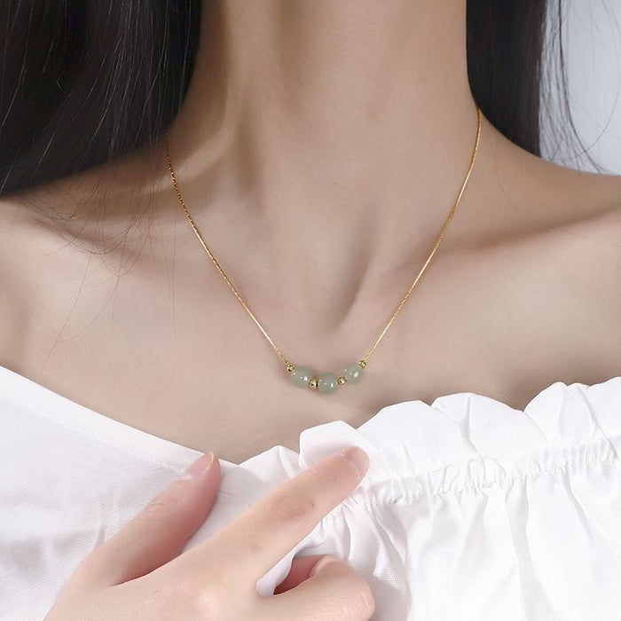 Wholesale Necklace for women, light luxury, niche, high-end temperament, collarbone chain