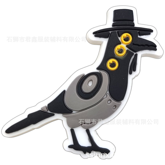 Wholesale 50pcs KPop Charms Shoe Buckles PVC Patches