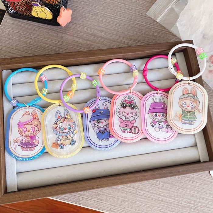 Wholesale Cute Acrylic  Keychain Cartoon Creative  Bag Decoration