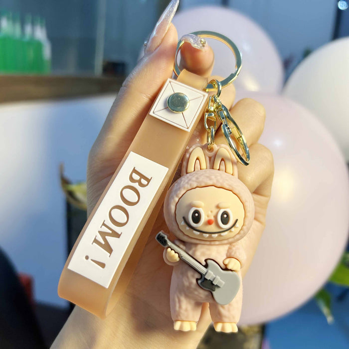 Wholesale Cute cartoon car keychain gift with keychain