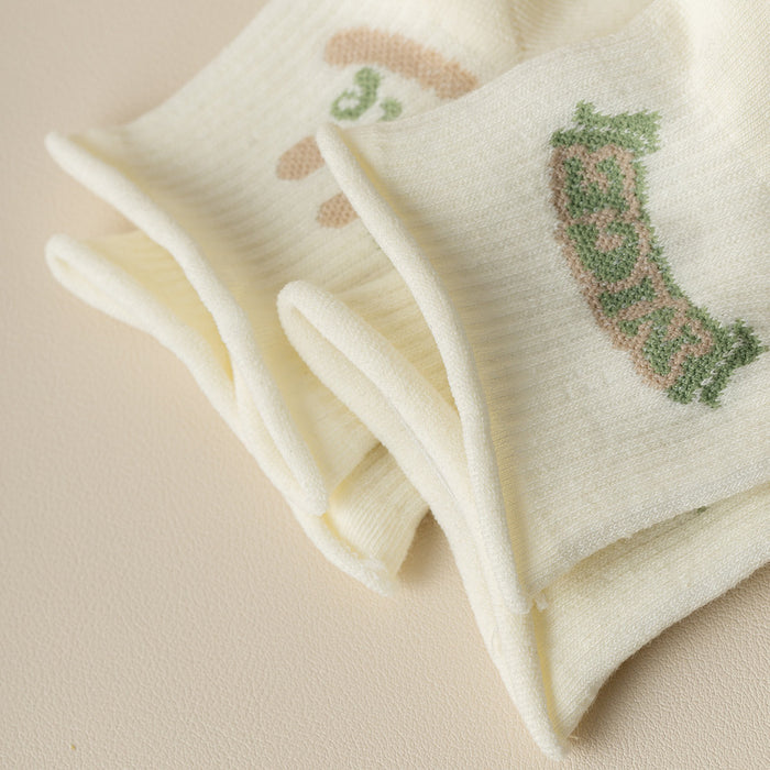 Wholesale Combed cotton short tube women's socks with new rolled edge and loose mouth socks