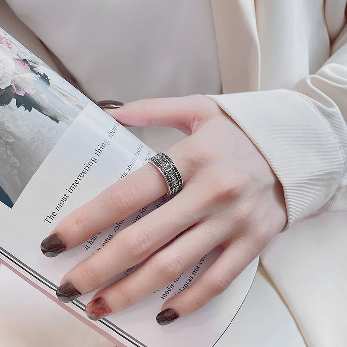 Wholesale Pure silver vintage ring, personalized ring