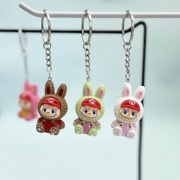 Wholesale Cute cartoon pendant doll small accessory keychain
