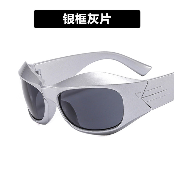 Wholesale Alien curved technology sunglasses trendy sunglasses sunglasses sunglasses