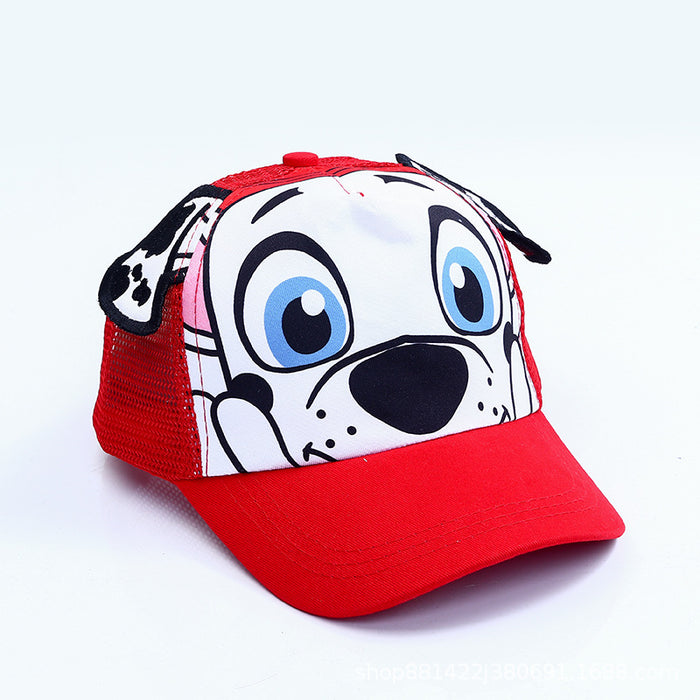 Wholesale Dog Ears Cartoon Sunscreen Breathable Children's Cotton Baseball Cap JDC-FH-XinKuan001