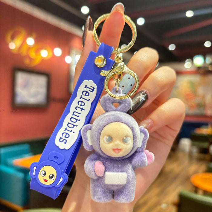 Wholesale Flocked Doll Key Pendant Plush Doll Pendant Bag Pendant Creative Birthday Gift Pendant Gift