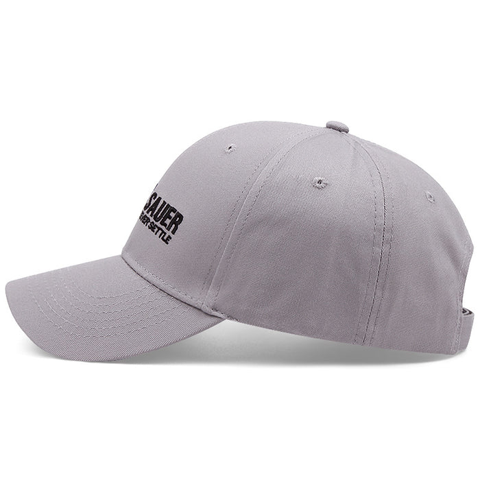 Wholesale Grey Breathable Cotton Baseball Cap Summer Dome Curved Brim MOQ:2