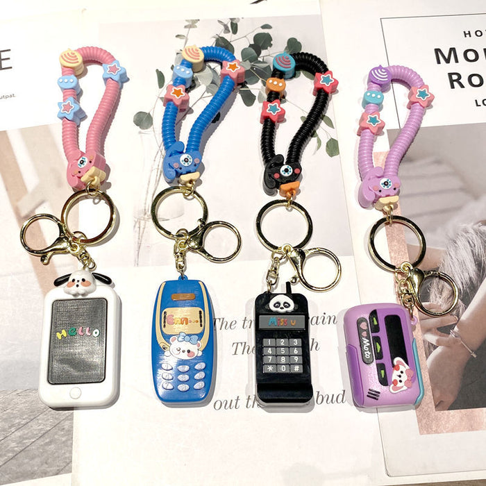 Wholesale Mini Mobile Doll Creative Keychain Pendant