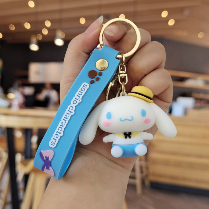 Wholesale Cartoon Silicone Doll Keychain JDC-KC-ZhuoRan034