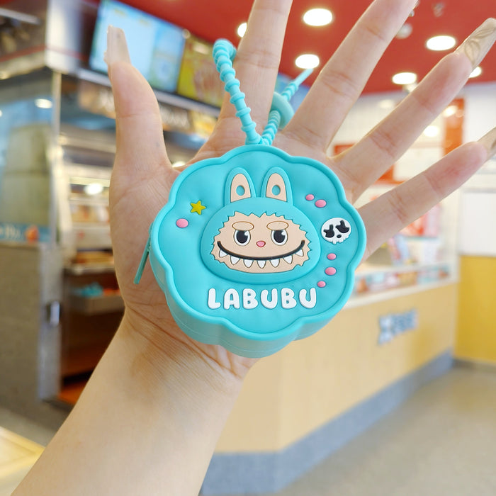 Wholesale Plush Silicone Coin Purse Keychain Coin Bag Pendant