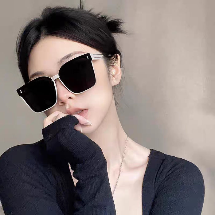 Wholesale New high-end sunscreen UV sunglasses slimming glasses sunglasses