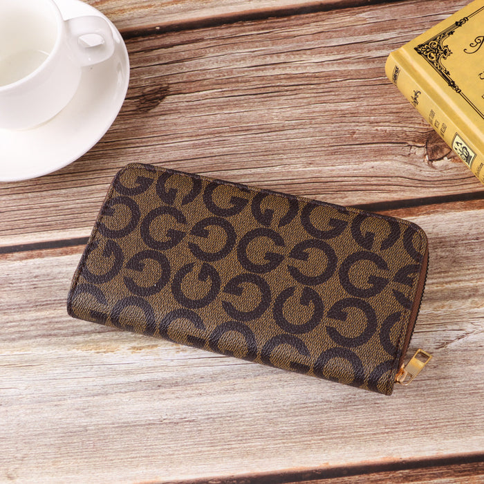 Wholesale Multi -card Slot Retro Ancient Zipper Wallet JDC-WT-Enfa004