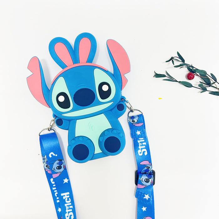 Wholesale stilley silicone bag cute doll children's bag small satchel keychain coin purse