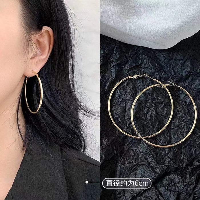 Wholesale Personality Large Hoop Earrings