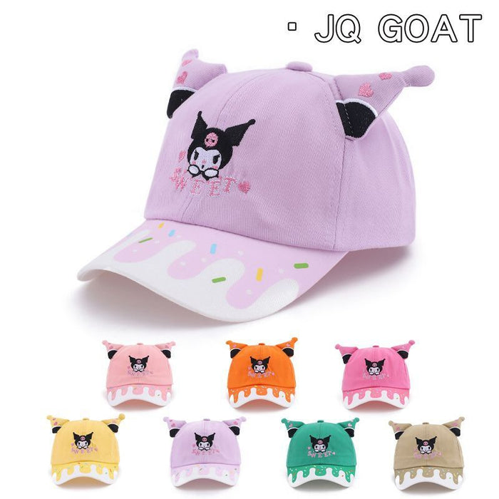 Wholesale Children's Hat Sunscreen and Sunshade Baby Duck Tongue Hat Cute Cartoon Baseball Hat