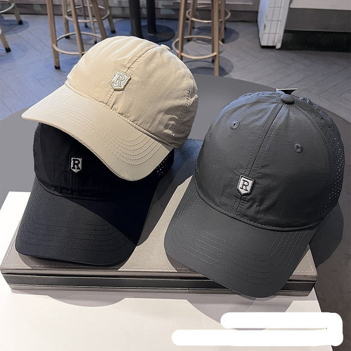 Wholesale Quick drying hat, punched baseball cap, sun protection, duck tongue