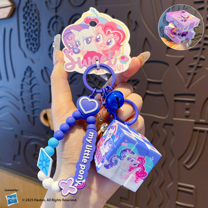 Wholesale Magic Cube Keychain Creative Mini Third Stage Decompression Puzzle Keychain Backpack Pendant