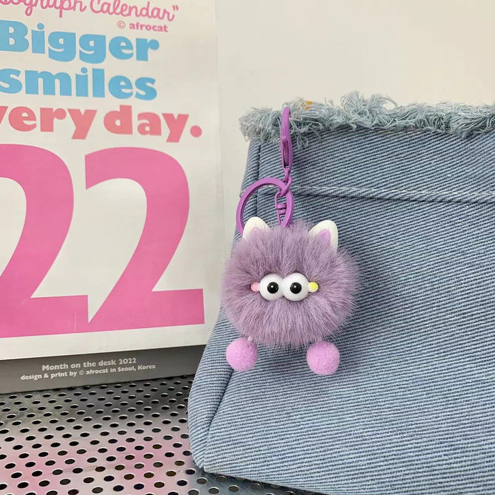 Wholesale Plush pendant, keychain, cute cartoon bag, backpack, hanging decoration, gift