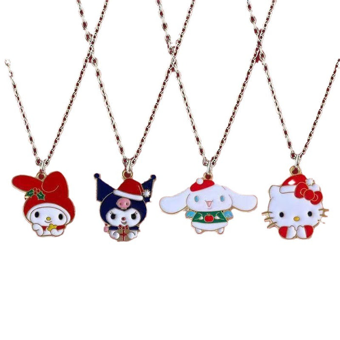 Wholesale Valentine's Day Gift Cute Cartoon Necklace Alloy Pendant JDC-NE-Mengd005