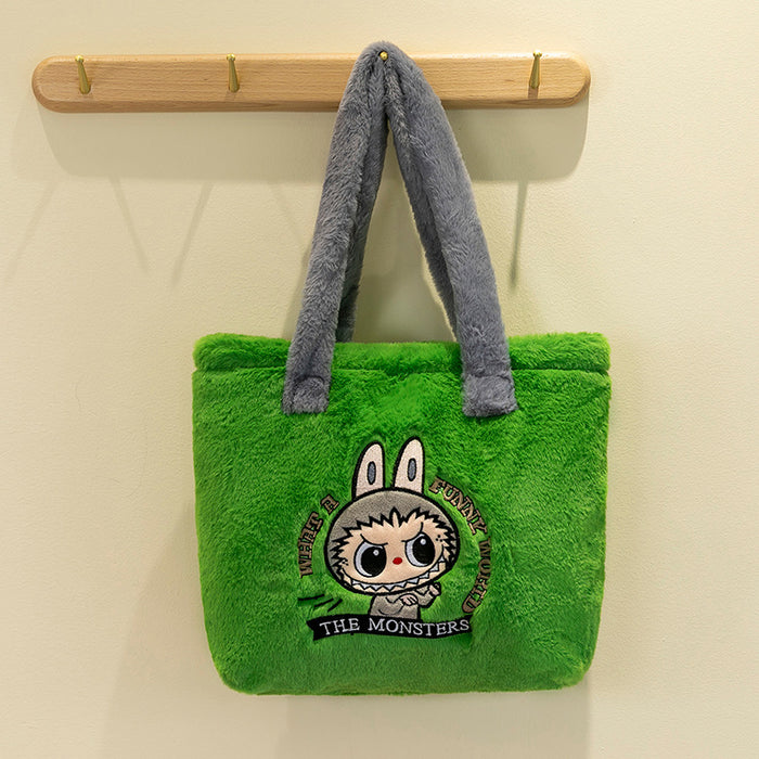 Wholesale Color Rags Plush Bag Children' s Casual Doll Bag Girl' s Cartoon Creative Snacks Portable Shoulder Bag