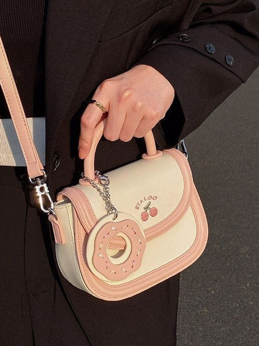 Wholesale Cute Cherry Embroidery  Shoulder Crossbody Bag for Women