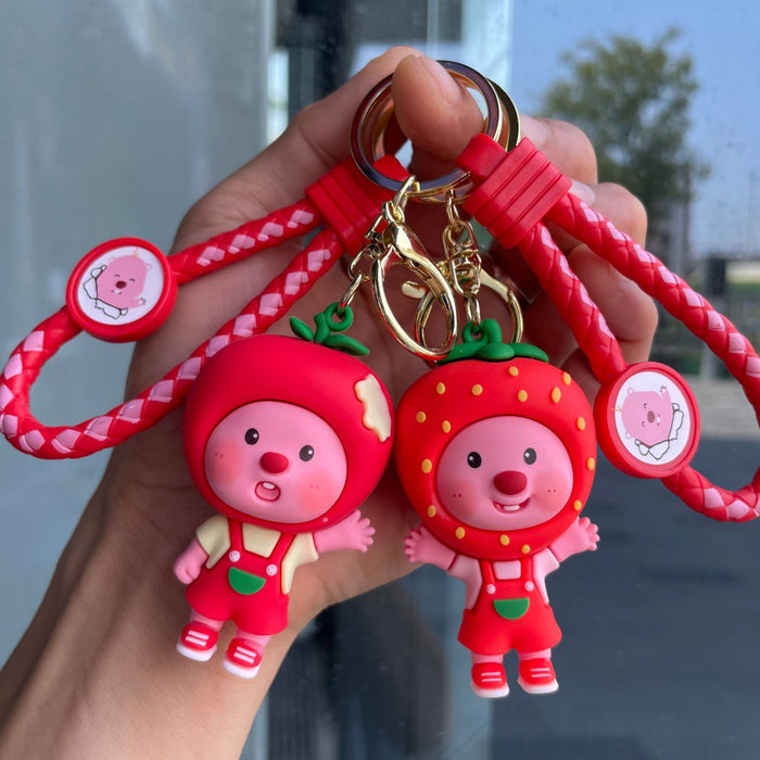 Wholesale Keychain Exquisite Doll Car Keychain Couple Backpack Pendant Small Gift