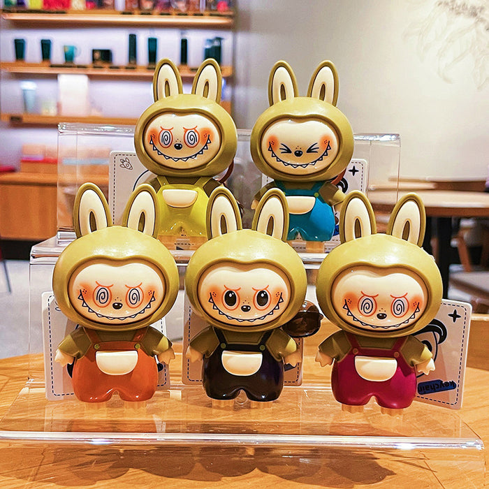 Wholesale Face-Changing doll  Keychain Cute Cartoon Toys Couple Bag Pendant Doll Machine Small Gift