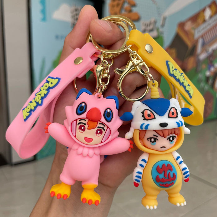 Wholesale Cartoon doll keychain, backpack pendant, car keychain accessories, small gifts wholesale