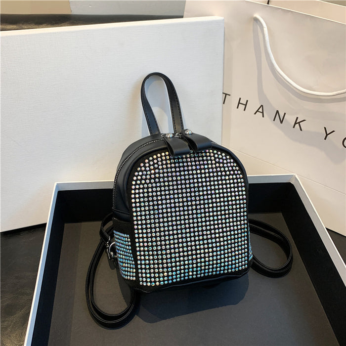 Wholesale Street Trend Shell Shape Rhinestone PU Handbag Women' s Gift Fashion Accessory