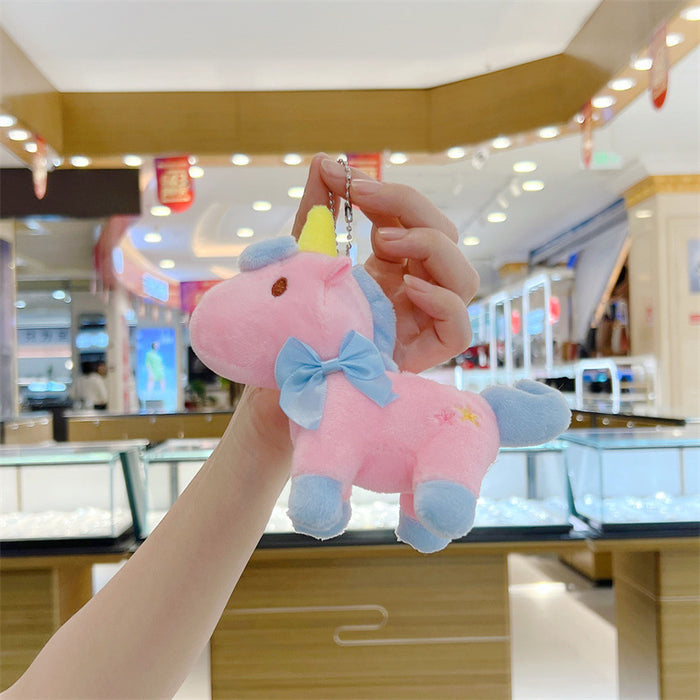 Wholesale Unicorn doll rainbow pony plush toy doll