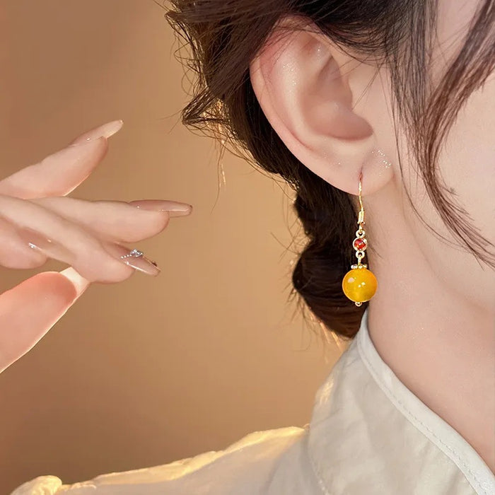 Wholesale Small niche circular earrings, new earrings, light luxury, high-end, elegant temperament