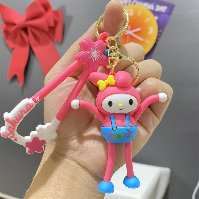 Wholesale PVC Cartoon Doll Keychain JDC-KC-WuYi032
