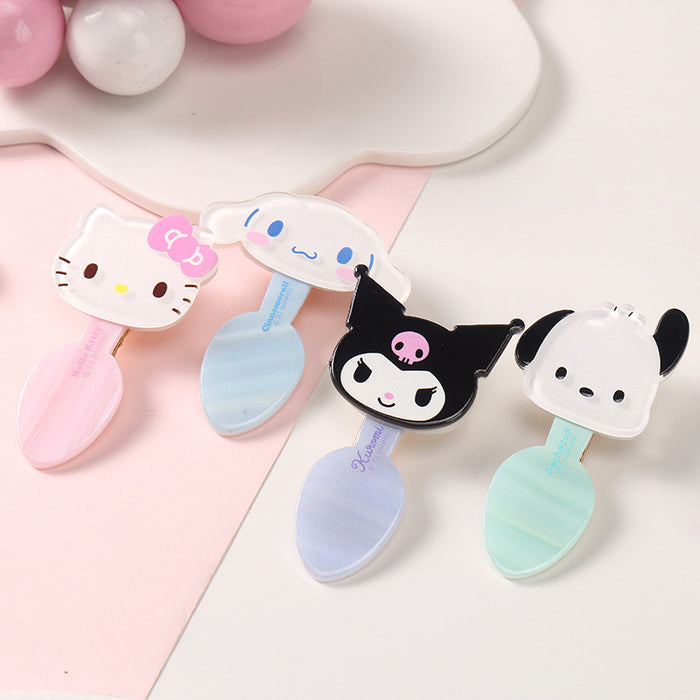 Wholesale  cartoon  spoon hairpin hair accessories headdress girl