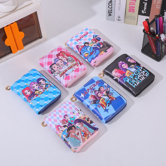 Wholesale KPOP-themed full-color zipper wallet