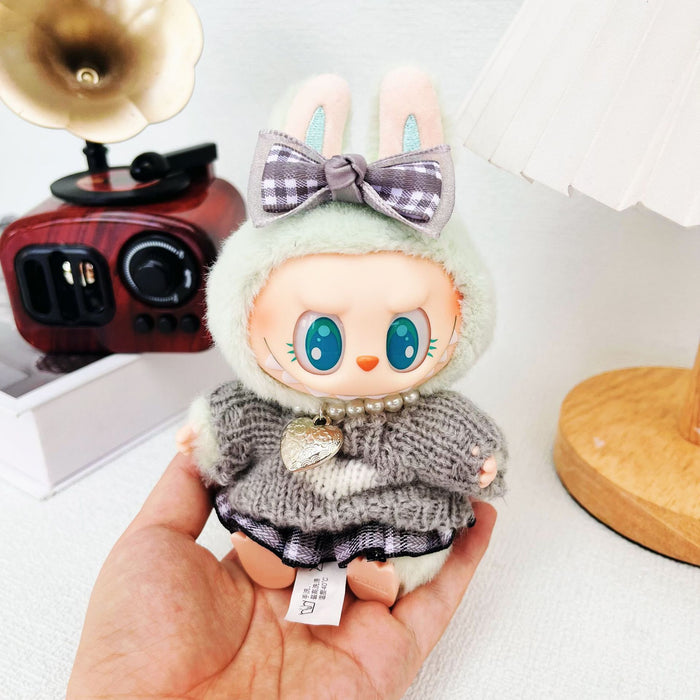Wholesale Sitting Star Doll Pendant Knitted Sweater Decoration Accessories Toy Clothes