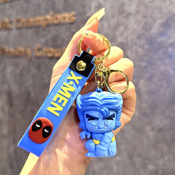 Wholesale Cartoon Wolverine Bag Pendant Car Key Chain