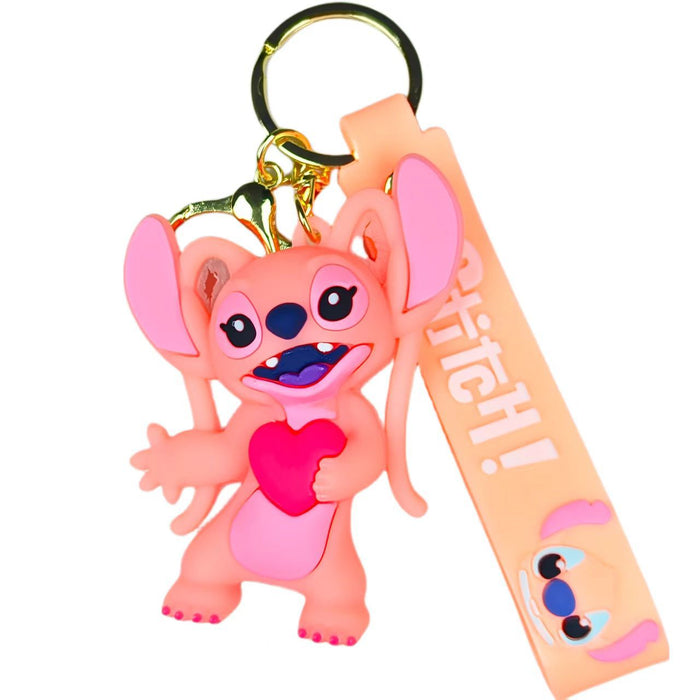 Wholesale Creative cartoon doll keychain cute PVC keychain backpack pendant