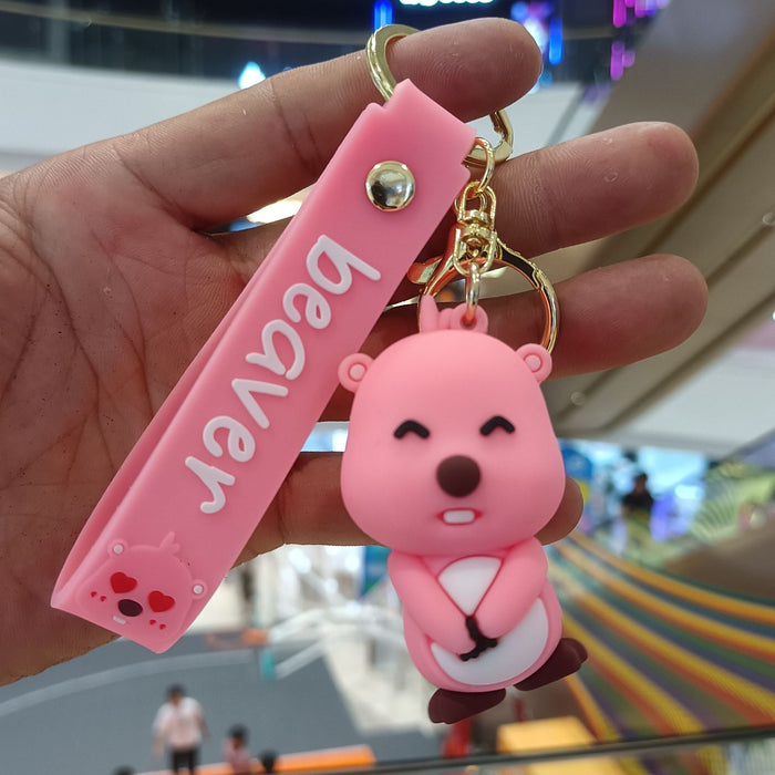 Wholesale PVC Cartoon Doll Keychain JDC-KC-KuangK002