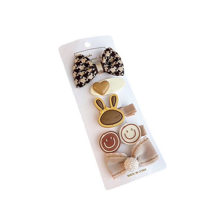 Wholesale Cartoon Children Cartoon Bow Resin Hairpin JDC-HC-QiY011