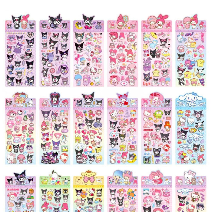 Wholesale Creative DIY Cute Cartoon Character Laser Stickers