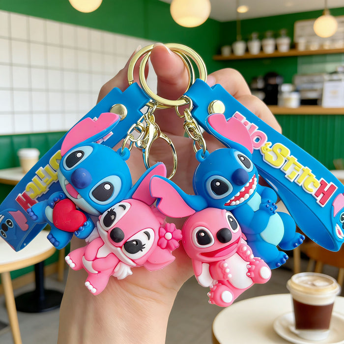Wholesale Decorative Silicone PVC Cartoon Keychain Car Key Accessory Boutique Gift MOQ≥2