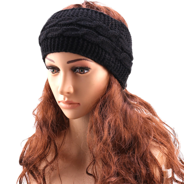 Wholesale autumn and winter wool knitted headband JDC-HD-XQ003