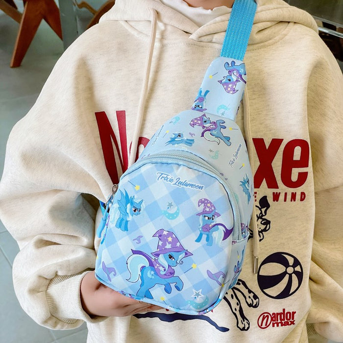 Wholesale Cartoon fashion backpack, children's trendy cute single shoulder crossbody bag, chest bag