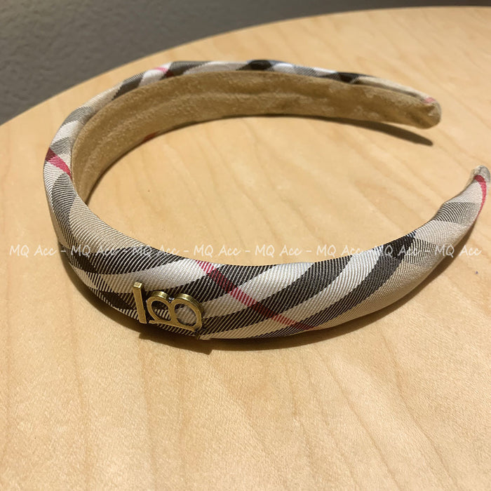 Wholesale Metal with Classic Plaid Headband for Women JDC-HD-Yuq008