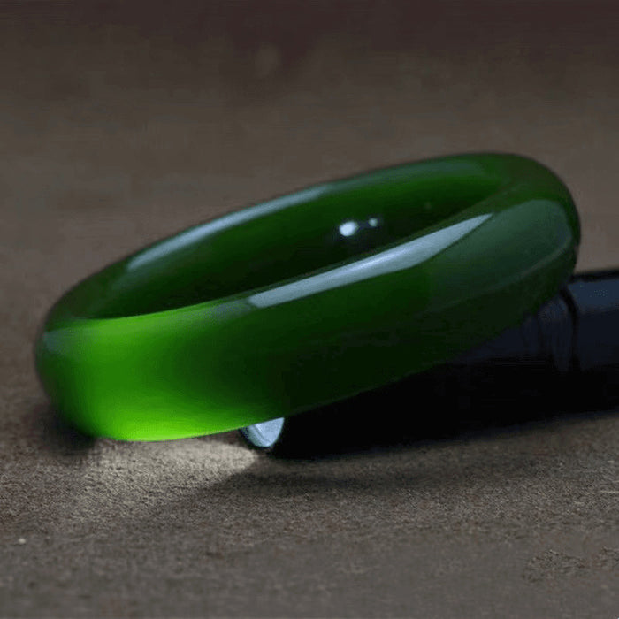 Wholesale Green Bracelet Imitation Jade Bold Style