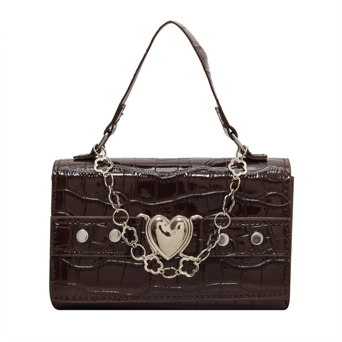 Wholesale New Sweetheart Handbag, niche design, retro shoulder bag, versatile and high-end crossbody bag
