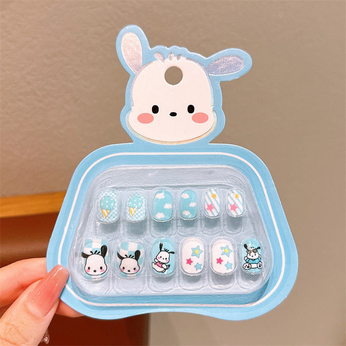 Wholesale Children's Soft False Nail Stickers Baby Nail Art Stickers JDC-NS-DF002